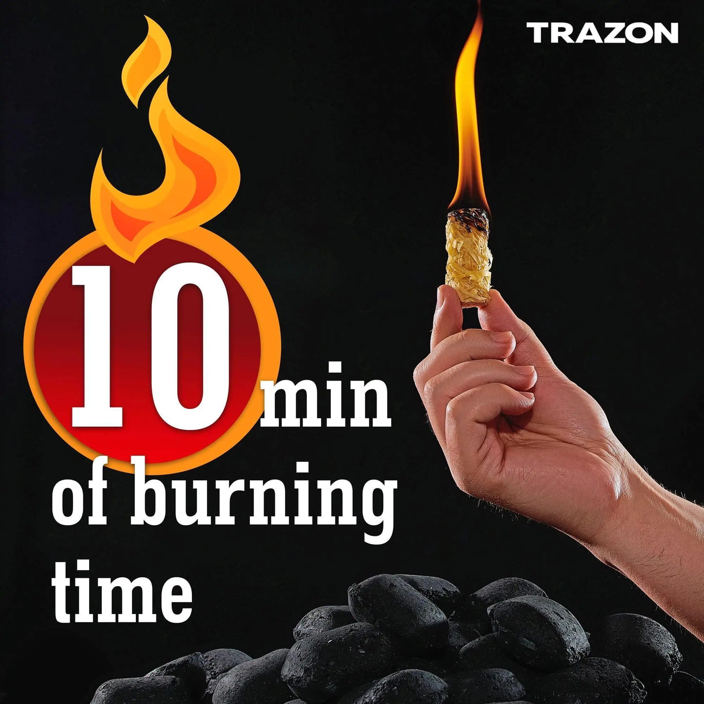 50 PCS Fire Starters for Indoor Fireplace Campfires Wood Stove Grill Charcoal Chimney