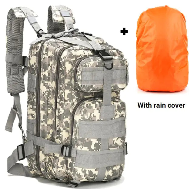 Outdoor Tactical Backpack With Rian Cover