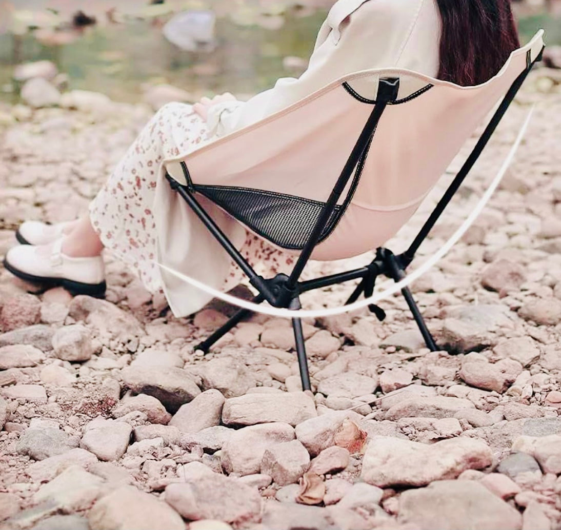 Portable camping chair – lightweight, easy to carry, and built for durability. Designed for ultimate comfort, with a sturdy frame and weather-resistant materials, perfect for outdoor adventures.