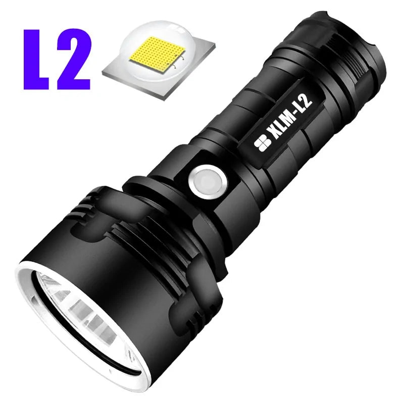 Ultra Powerful LED Flashlight: USB Rechargeable, Waterproof, Linterna