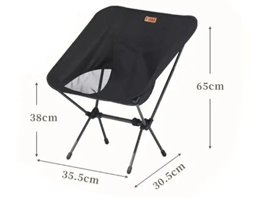 Portable camping chair – lightweight, easy to carry, and built for durability. Designed for ultimate comfort, with a sturdy frame and weather-resistant materials, perfect for outdoor adventures.