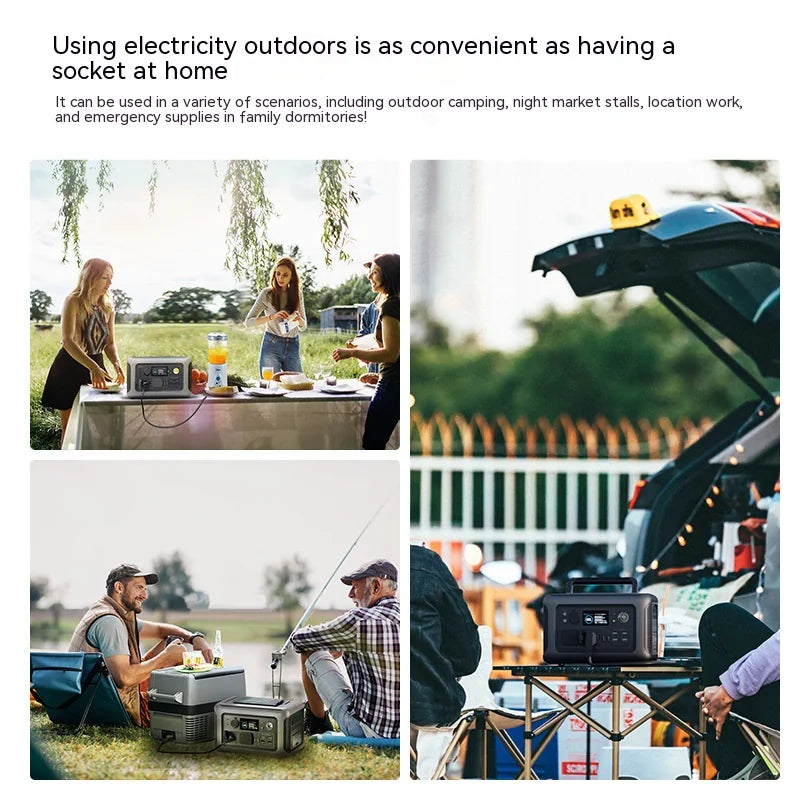 Premium R600 Portable Power Station - 299Wh, 600W, Solar Option, Super Fast Charger