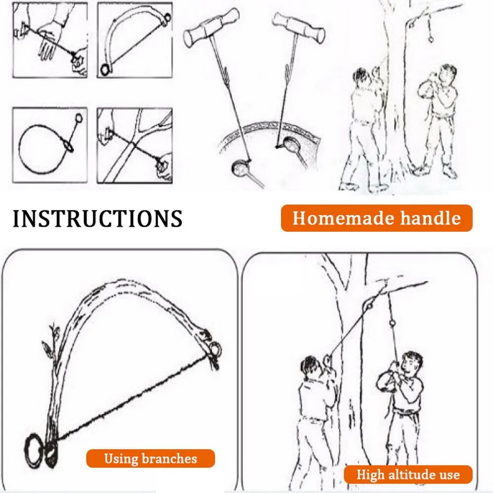 Outdoor String Wood Wire Saw