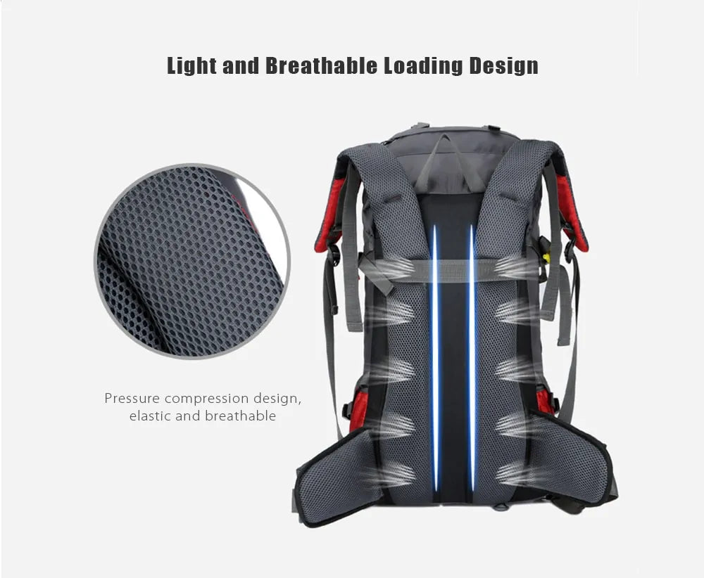 Outdoor Camping Backpack with Rain Cover (JUST FOR 49.99$)